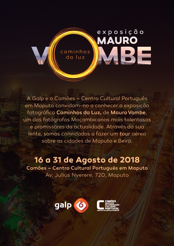 Exposição Caminhos de Luz, uma apresentação do fotógrafo moçambicano Mauro Vombe