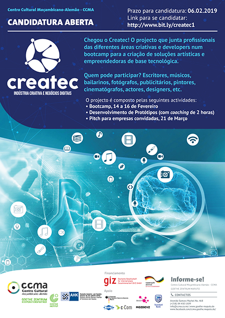Candidate-se ao Createc projecto que junta profissionais das diferentes áreas criativas e developers num bootcamp
